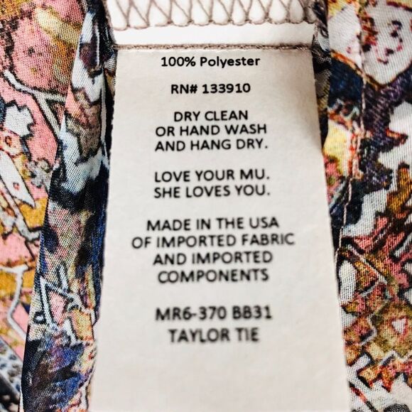 Show Me Your Mumu Taylor Tie Neck Tunic - Picture 8 of 8